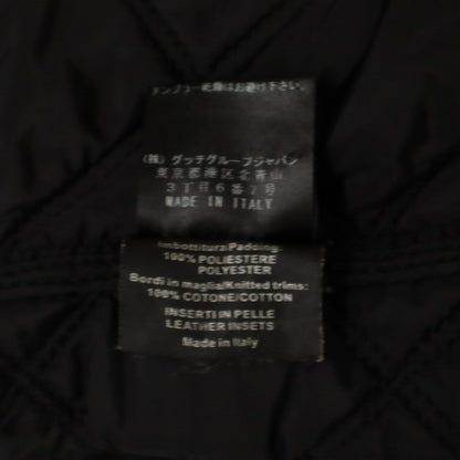 GUCCI Italian Quilted Jacket Black Size 44