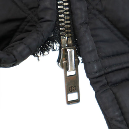 GUCCI Italian Quilted Jacket Black Size 44