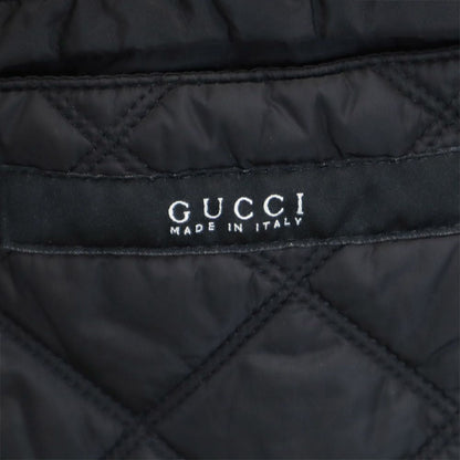 GUCCI Italian Quilted Jacket Black Size 44