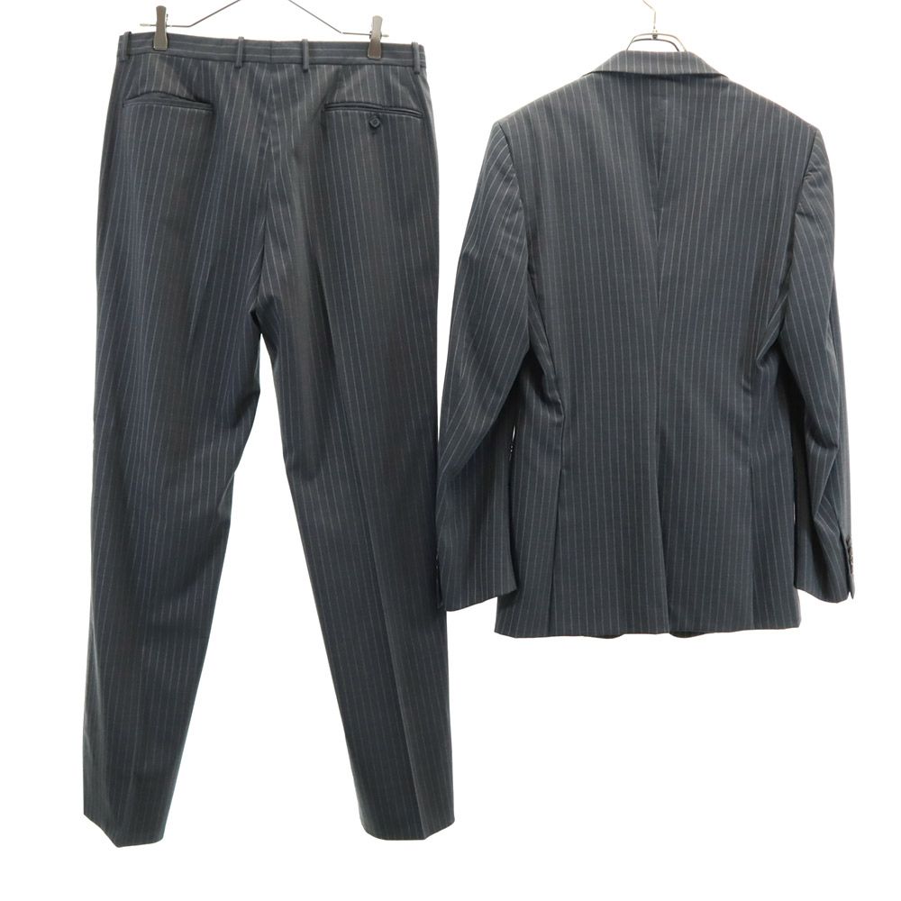 JIL SANDER Tailored Gray Striped Suit Button Fly Size 48