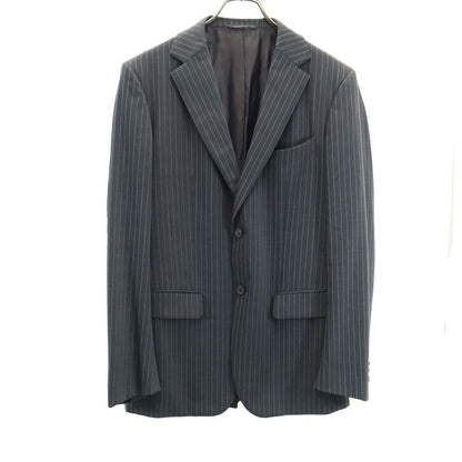 JIL SANDER Tailored Gray Striped Suit Button Fly Size 48