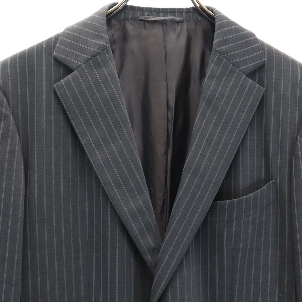 JIL SANDER Tailored Gray Striped Suit Button Fly Size 48