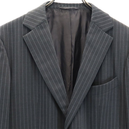 JIL SANDER Tailored Gray Striped Suit Button Fly Size 48
