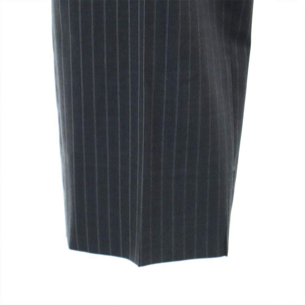 JIL SANDER Tailored Gray Striped Suit Button Fly Size 48