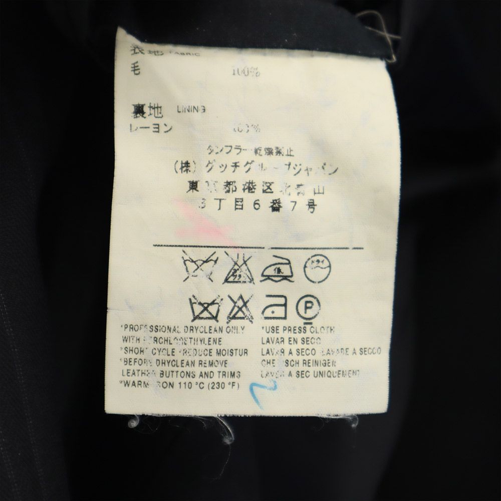 GUCCI Italian Wool Suit Black Size 44R