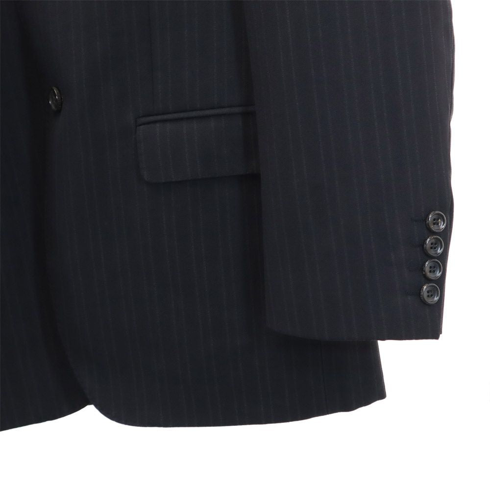 GUCCI Italian Wool Suit Black Size 44R