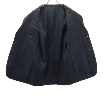 GUCCI Italian Wool Suit Black Size 44R