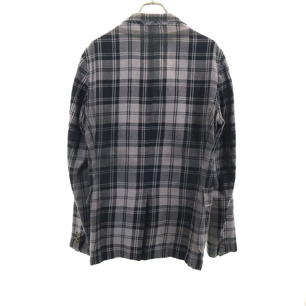 BOTTEGAVENETA Italian Check Wool Blazer Multi Size 50