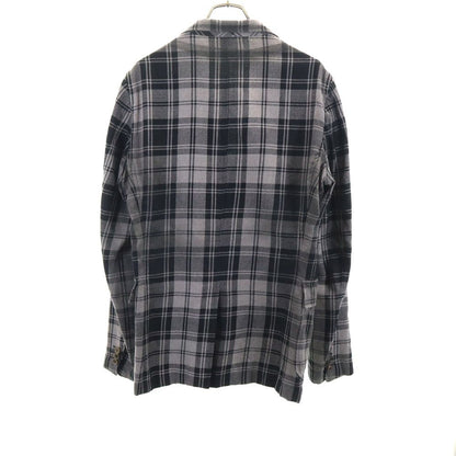 BOTTEGAVENETA Italian Check Wool Blazer Multi Size 50