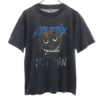 OLD 80s 90s Anthrax Band T-Shirt Black