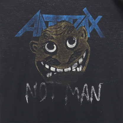 OLD 80s 90s Anthrax Band T-Shirt Black