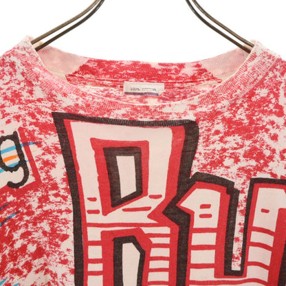 MAGIC JOHNSON TS 90s NBA Bulls Double T-Shirt Red