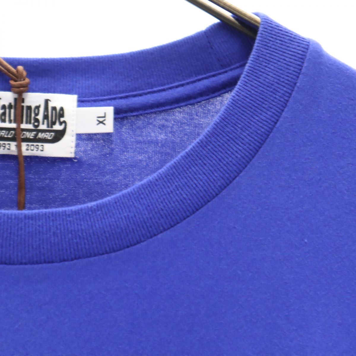 Bape A BATHING APE Blue Short Sleeve T-Shirt Size XL