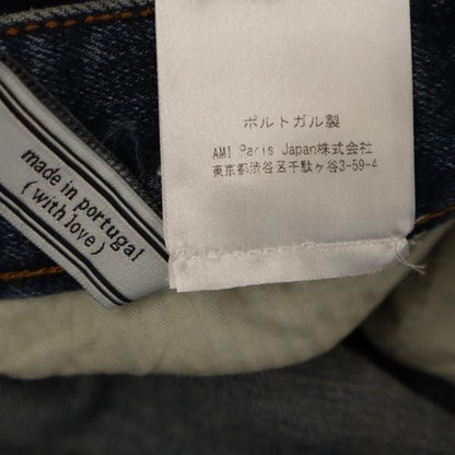 AMI Alexandre Mattiussi Straight Button Jeans Blue Size W26