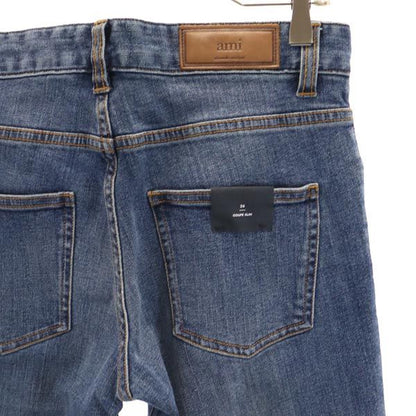 AMI Alexandre Mattiussi Straight Button Jeans Blue Size W26