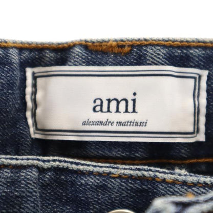 AMI Alexandre Mattiussi Straight Button Jeans Blue Size W26