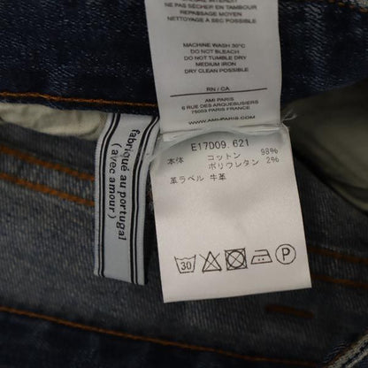 AMI Alexandre Mattiussi Straight Button Jeans Blue Size W26