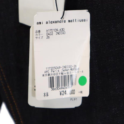 AMI Alexandre Mattiussi Slim Button Indigo Jeans Size W26
