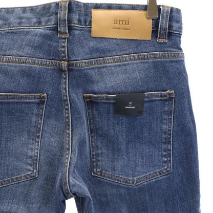 AMI Alexandre Mattiussi Slim Button Fly Jeans Blue Size W27