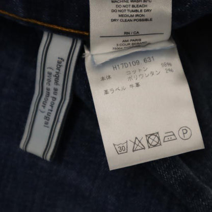 AMI Alexandre Mattiussi Slim Button Fly Jeans Blue Size W27