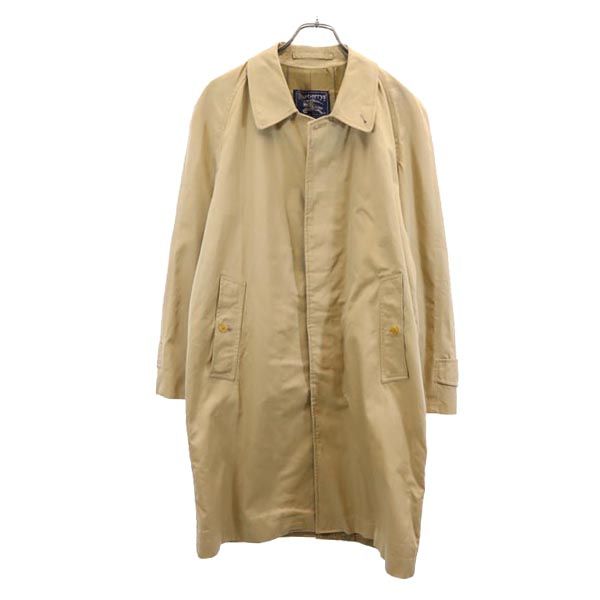 Burberrys 70s 80s Vintage Balmacaan Coat Beige