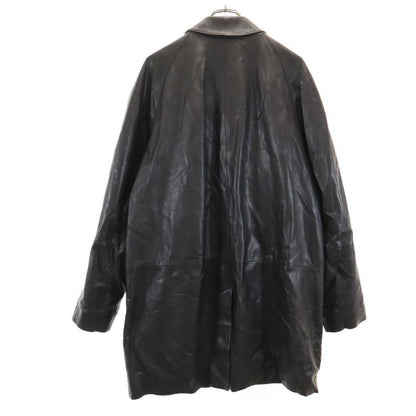 BURBERRY Black Leather Coat
