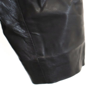 BURBERRY Black Leather Coat