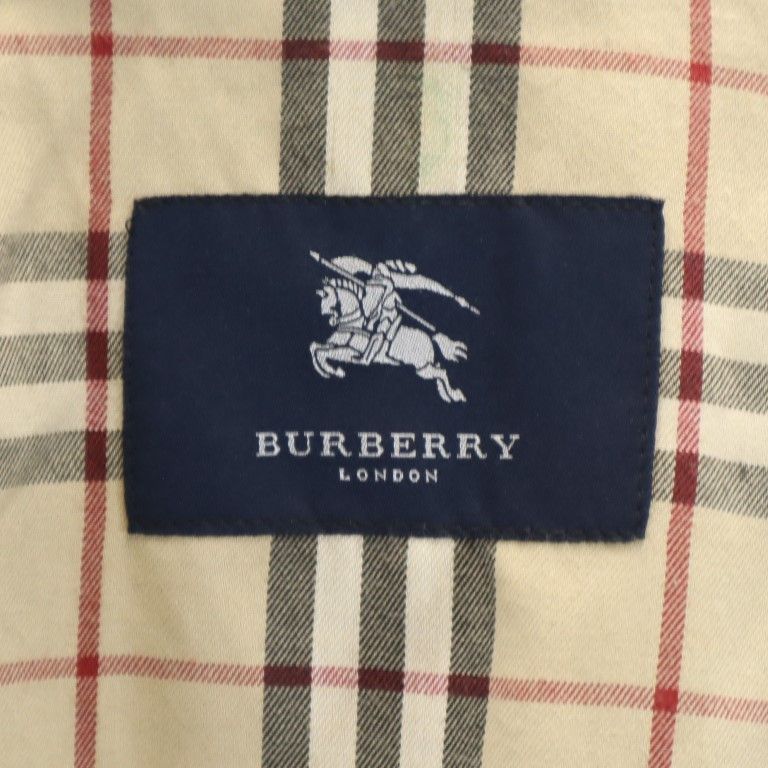 BURBERRY Black Leather Coat