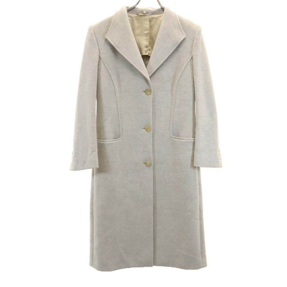 MARTIN MARGIELA Italian Long Sleeve Wool Coat Beige Size 42
