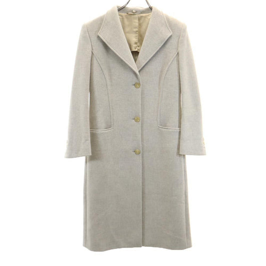 MARTIN MARGIELA Italian Long Sleeve Wool Coat Beige Size 42