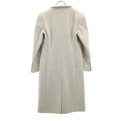 MARTIN MARGIELA Italian Long Sleeve Wool Coat Beige Size 42