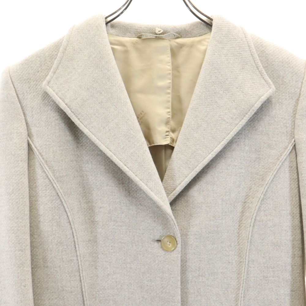 MARTIN MARGIELA Italian Long Sleeve Wool Coat Beige Size 42
