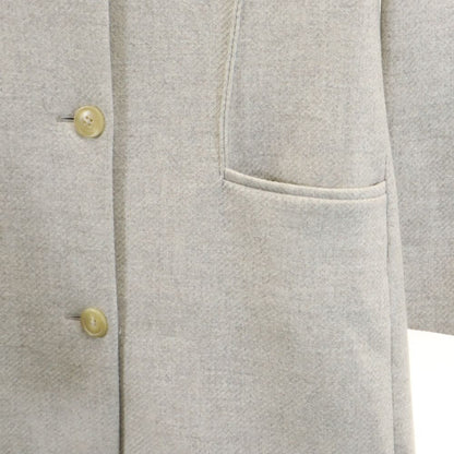 MARTIN MARGIELA Italian Long Sleeve Wool Coat Beige Size 42