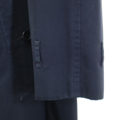 Burberrys 80s 90s British Made Vintage Coat Navy