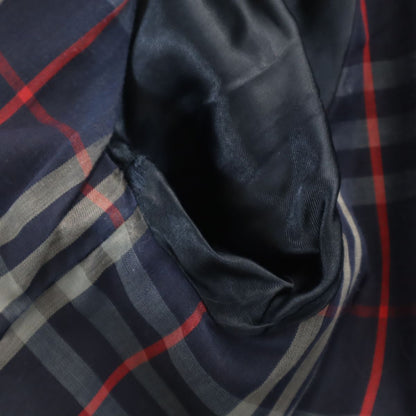 Burberrys 80s 90s British Made Vintage Coat Navy