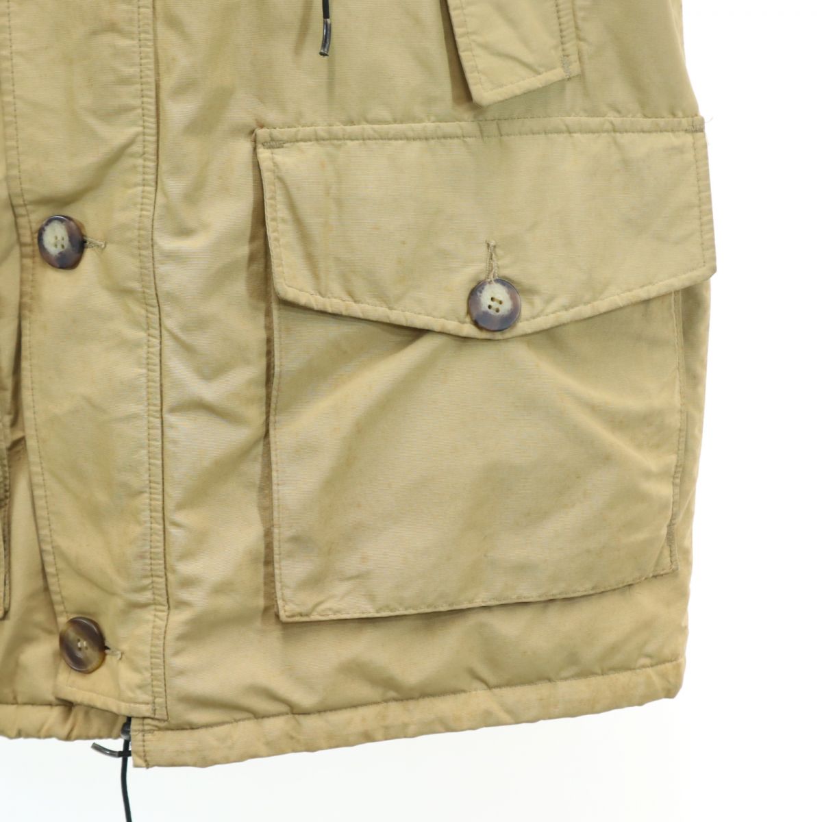 WOOLRICH 80s USA Vintage Down Coat Beige Size M