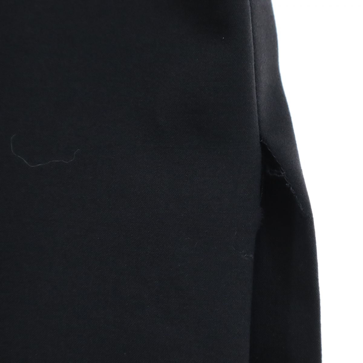 GUCCI Italian Long Sleeve Half-Zip Wool Dress Black Size 42