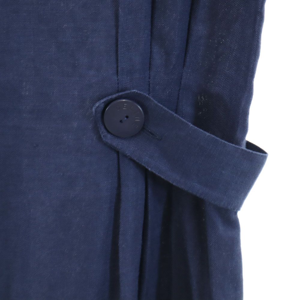 CELINE Sleeveless Linen Mini Dress Size 38