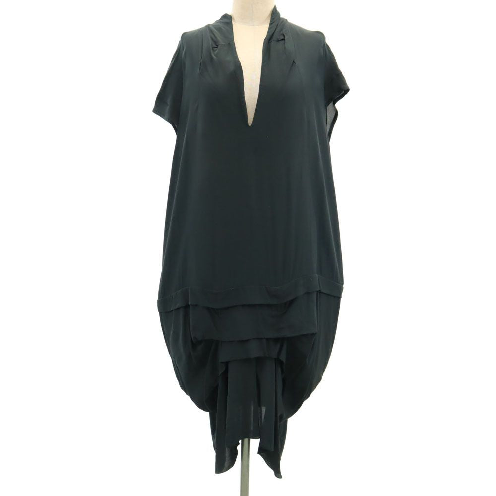 MARNI Italian French Sleeve Maxi Dress Black Size 40