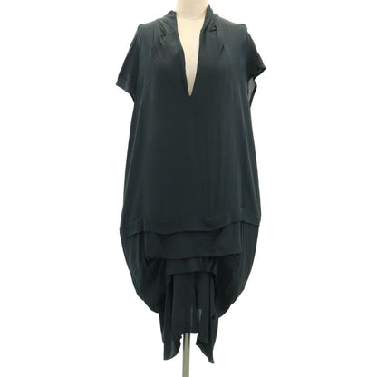 MARNI Italian French Sleeve Maxi Dress Black Size 40