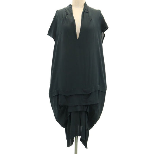 MARNI Italian French Sleeve Maxi Dress Black Size 40