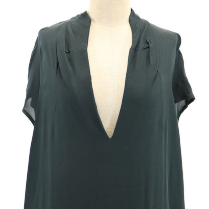 MARNI Italian French Sleeve Maxi Dress Black Size 40
