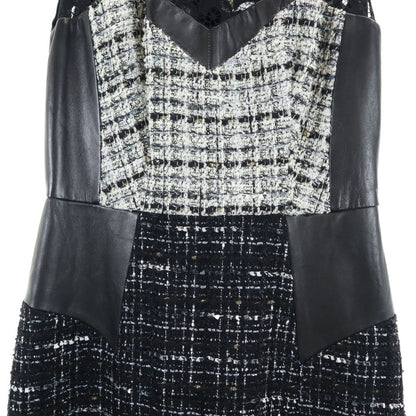 MILLY USA Sleeveless Lace Dress Black