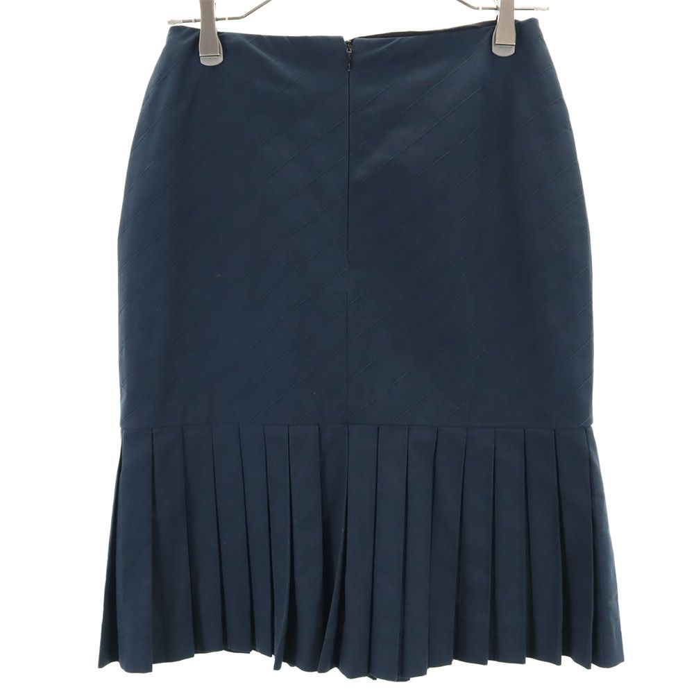 CHANEL French Midi Skirt Blue Size 36