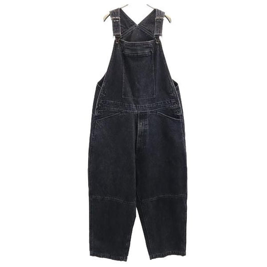ESSAY Black Denim Overalls Size OS
