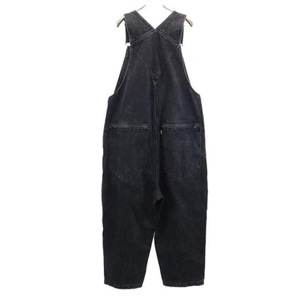 ESSAY Black Denim Overalls Size OS