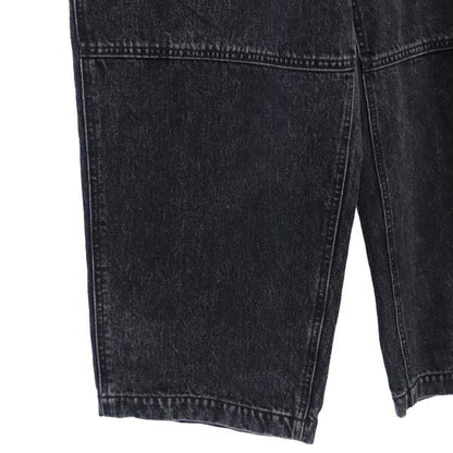 ESSAY Black Denim Overalls Size OS