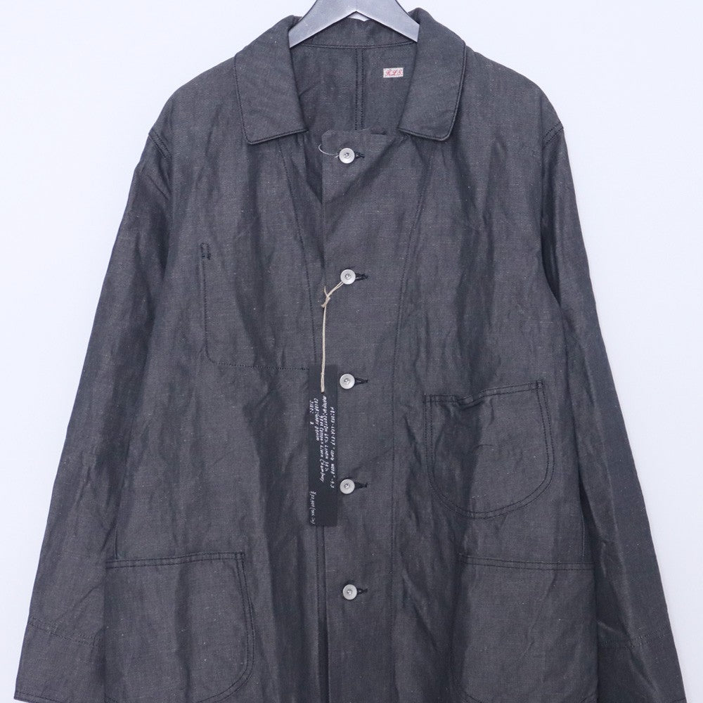 KLASICA 25SS Long Coverall Jacket Gray Denim Size 2