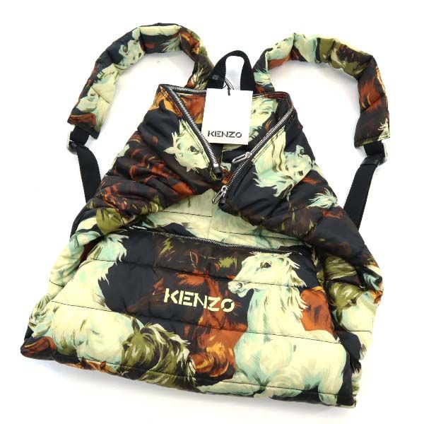 KENZO FW21 Kenzomania All-Over Pattern Backpack Multi