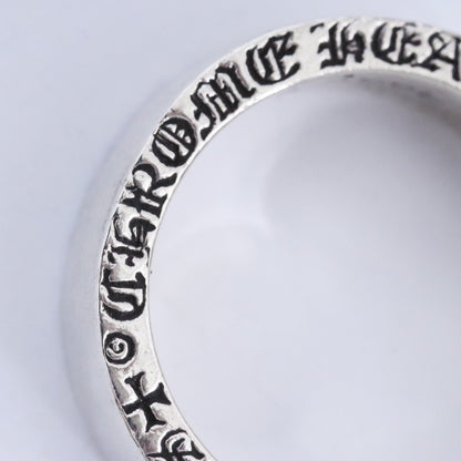 CHROME HEARTS 6mm Spacer Ring Gallery Silver Size ONE SIZE